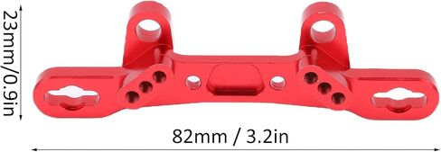 RC Shock Damper Tower, RC Shock Damper Tower Mount Aluminum Alloy RC Rear Front Shock Tower for Tamiya TT02 Upgrade(red) in Saudi Arabia
