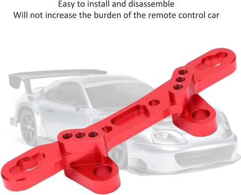RC Shock Damper Tower, RC Shock Damper Tower Mount Aluminum Alloy RC Rear Front Shock Tower for Tamiya TT02 Upgrade(red) in Saudi Arabia