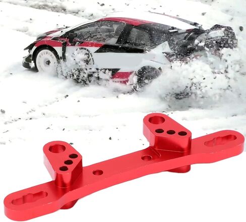 RC Shock Damper Tower, RC Shock Damper Tower Mount Aluminum Alloy RC Rear Front Shock Tower for Tamiya TT02 Upgrade(red) in Saudi Arabia