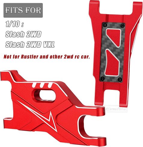 RC Suspension Arms A Arms Upgrades Part for 1/10 Slash 2WD,Slash 2WD VXL,Aluminium Front & Rear Suspension Arms A-Arms Hops Up,Pink in Kuwait