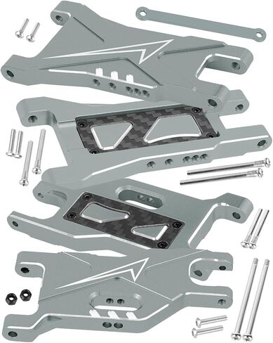 RC Suspension Arms A Arms Upgrades Part for 1/10 Slash 2WD,Slash 2WD VXL,Aluminium Front & Rear Suspension Arms A-Arms Hops Up,Pink in Kuwait