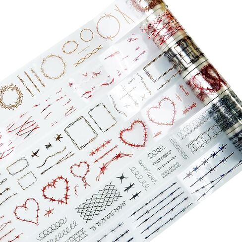 6 لفات أرقام الحيوانات الأليفة الشفافة ، ملصقات ديكور للمناظر الطبيعية للمناظر الطبيعية للاصطدامات ، اليومية ، الحرف اليدوية ، لوازم الحرف المقاومة للماء مع مقطع زخرفي in Kuwait