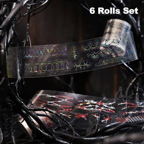 6 لفات أرقام الحيوانات الأليفة الشفافة ، ملصقات ديكور للمناظر الطبيعية للمناظر الطبيعية للاصطدامات ، اليومية ، الحرف اليدوية ، لوازم الحرف المقاومة للماء مع مقطع زخرفي in Kuwait