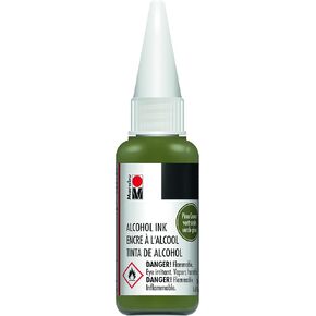 Marabu Alcohol Ink - Pine Green - Breathe Life into Your Creations, Infusing The Essence of Evergreen Resilience and Growth - 20ml Bottle