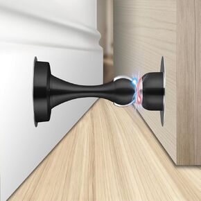 Door Stoppers - Versatile and Durable Stainless Steel Door Stopper with Robust Magnetic Catch - Security Door Stopper, Holder & Jam, Ideal for All Surfaces (2, Sliver-2Pack)
