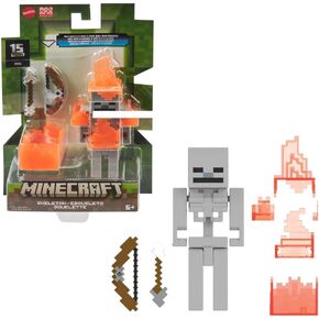 Minecraft figura Skeleton in llamas figura con accesorios HTN11sGTP08 MATTEL