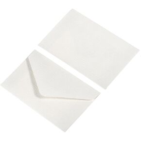YOKIVE 20pcs Gift Card Envelopes, 10x7cm Mini Envelopes Small Envelopes Credit Card Size Bulk for Thank You Cards Graduation Greeting Wedding Birthday, White