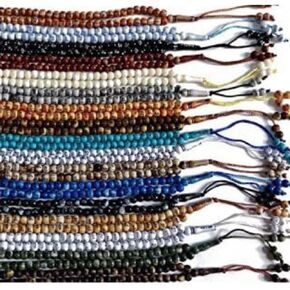 Treasure.of.Egypt Lot 10 Big Tasbih Prayer 99 Worry Beads Misbaha Islamic Allah & Mohammed Rosary