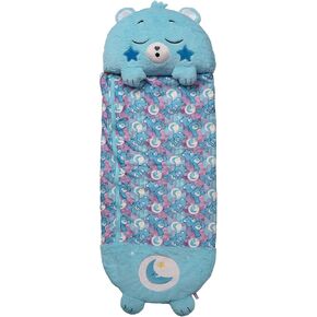 Happy Nappers: Care Bears Sleep Sack Medium - Dream Bright Bear - 54 x 20, 2-in-1: Plush Character Opens Into Sleeping Bag, Soft Play Animal, Kids 3+