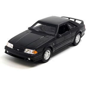 1:24 Scale Diecast Model Car Compatible with Maisto 1993 Ford Mustang SVT Cobra Black Special Edition 32906BK