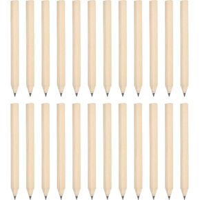 Patikil Half Golf Pencils Bulk ، 24 Pack Pack Prey Sharped Round Round Relations Mini HB Graphite Pencil Pencil for Classroom Office Writing Supplies