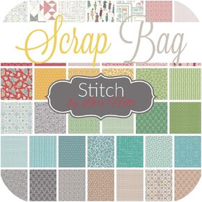 Stitch Scrap Bag (Approx 2 Yards) by Lori Holt for Riley Blake 2 Yards DIY Quilt Fabric