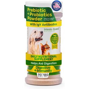 Powder Probiotics 90 Scoops​ for Dogs & Cats Bowel Digestive Immune Support Supports Gut Flora Nutrition Immunity 180G Bottle - 90 Scoops​ (Powder)