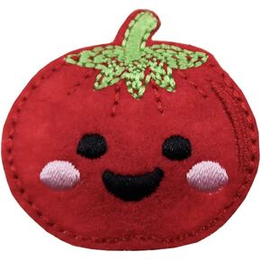Vegetable Cute Tomato Nutririonist Embroidered Iron On Patch Food Felt Applique