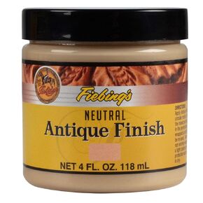 Fiebing's Antique Finish (4 oz) - Two-Toned Effect Emphasizes Leathercraft Embossing - Antiquing & Restoration Paste for Contrasted Accent Finish on Leather Boot, Shoe, Purse, Belt (Mahogany)