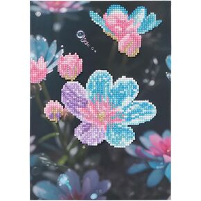 ZYSIXDPK Flowers Diamond Art Kits DIY Painting for Adult 8.3 x 11.8 Inch 5D Diamond Art for Beginners, Craftwork for Indoor Decoration