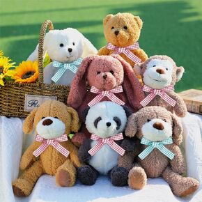 Civaner 7 Pcs Stuffed Animals Bulk 12.5 Inch Cute Soft Animal Plush Toys for Kids Birthday Gifts Baby Shower Party Decorations (Jungle)