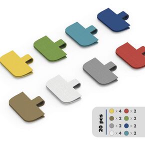 Cable Labels Large Size, XIAOXI Write On Cord Label, Wire Labels, Cable Tags and Wire Tags for Cable Management and Identification - 40 Pcs (Multi-Color)