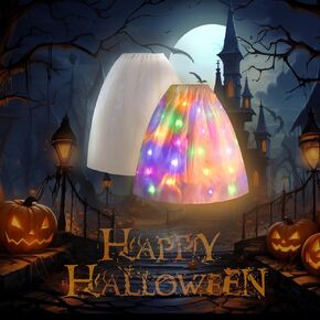 LED Skirt Light Up Skirt Suitable for Girls Princess Dress Detachable and Versatile Girls Princess Costume Accessories