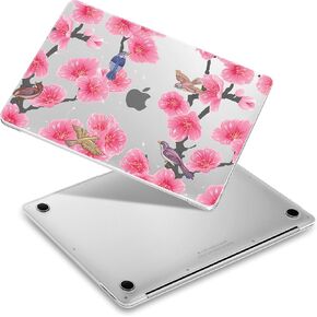 Case for MacBook Pro 13 inch 2022 2020 Released A2338 M2 M1 Chip/A2251/A2289, Laptop Hard Shell Case with Keyboard Cover & Screen Film & OTG Adapter & 2 Webcam Covers, Cute Cactus