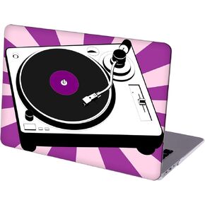 Case Compatible with MacBook Pro 13 inch, Hard Protective Shell with Keyboard Cover ( M1 A2338 A2289 A2251 A2159 A1989 A1706 A1708, 2016-2020 Release) - DJ Turntable