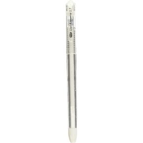 y & c gel xtreme pen.7mm pastel White ، 0.7mm