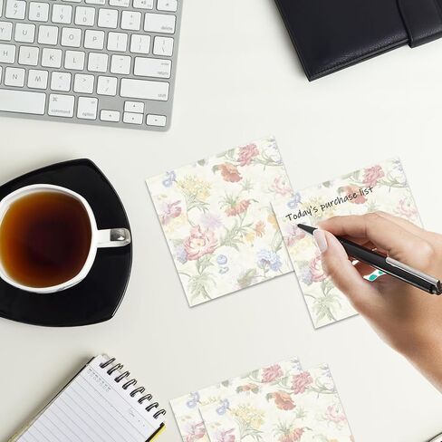 Sticky Notes 3x3 Inches, 2 Pads Cute Colorful Self-Stick Note Pads, Easy to Post for Home, Office and Daily Life Organization Cute Bat in Kuwait