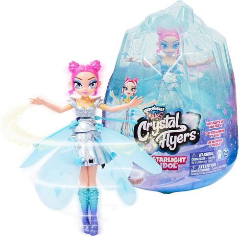 Hatchimals Crystal Flyers, Starlight Idol Magical Flying Pixie Toy Doll with Lights, Girls Gifts, Kids Toys for Girls Ages 6 and up in Saudi Arabia