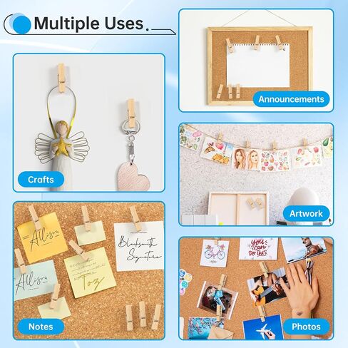 Push Pins with 12 Colors Wooden Clips 36Pcs Decorative Pushpins Wooden Thumbtacks Durable Tacks for Bulletin Board Cork Board Cubicle Wall for Artwork Note Photo in Classroom Offices Home in Saudi Arabia