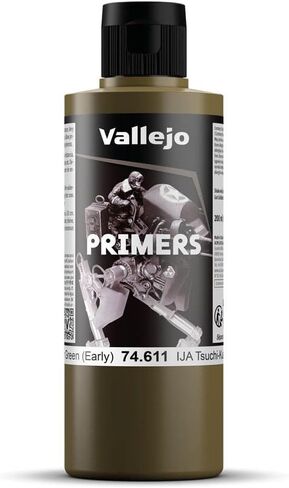 Vallejo - Surface Primer Color | الأرض الأخضر في وقت مبكر 60 مل. (2.02 fl.oz.) | الانتهاء غير اللامع وتجفيف سريع | مثالي للبثوية والالتصاق الرائع للتماثيل ونماذج الحجم in Kuwait