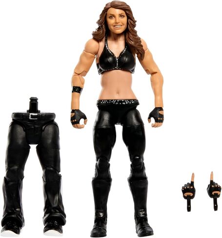 Mattel WWE Elite Collection WrestleMania Action Figure Set, Trish Stratus Collectible with Accessory & Nicholas Build-A-Figure Parts in Saudi Arabia