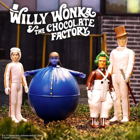 Super7 Willy Wonka and The Chocolate Factory Oompa Loompa - 3.75" Willy Wonka Action Figure Classic Movie Collectibles and Retro Toys in Saudi Arabia