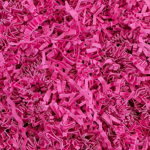 MagicWater Supply - 2 LB - Pink - Crinkle Cut Paper Shred Filler great for Gift Wrapping, Basket Filling, Birthdays, Weddings, Anniversaries in Kuwait