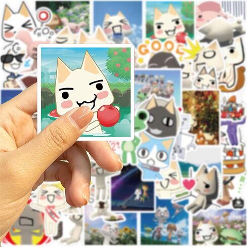 50pcs Cute Cartoon Inoue Toro Stickers for Kids Teens, Game Sticker Vinyl Waterproof Stickers for Skateboard Laptop Luggage Fridge DIY Decal in Kuwait