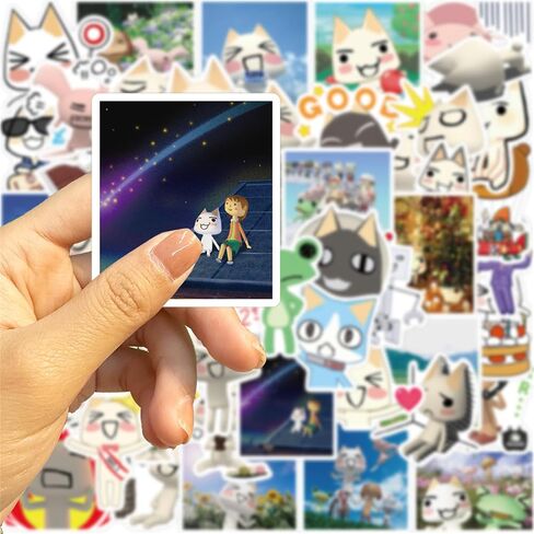 50pcs Cute Cartoon Inoue Toro Stickers for Kids Teens, Game Sticker Vinyl Waterproof Stickers for Skateboard Laptop Luggage Fridge DIY Decal in Kuwait