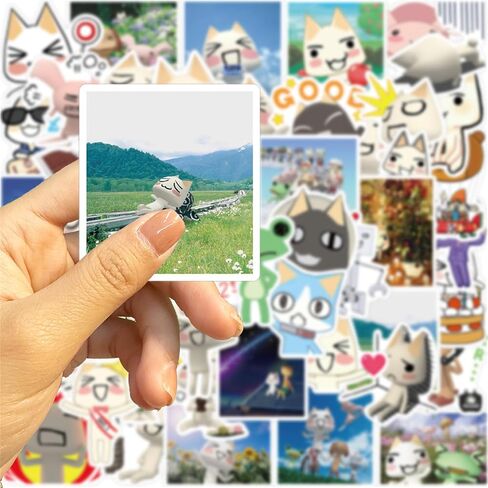 50pcs Cute Cartoon Inoue Toro Stickers for Kids Teens, Game Sticker Vinyl Waterproof Stickers for Skateboard Laptop Luggage Fridge DIY Decal in Kuwait