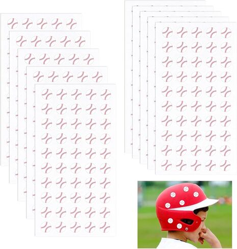 10 Sheets Baseball Stickers, 0.5in Sports Ball Stickers Labels Self-Adhesive Sports Stickers Small Waterproof Envelope Gift Bag Seal for Baseball Theme Party Decor Supplies Team Gifts in Kuwait