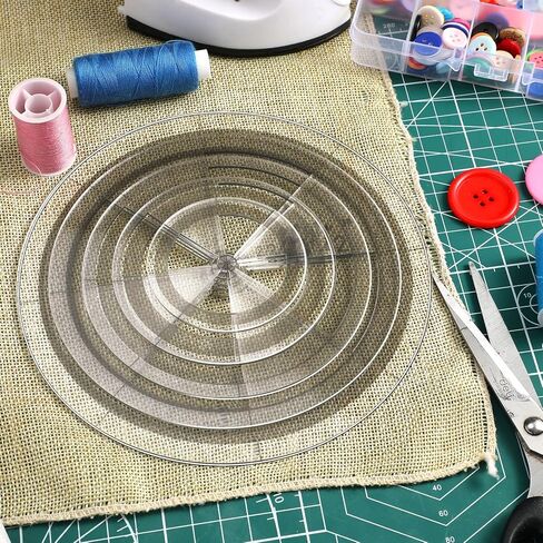 Geyee 5 PCS Circle Ruler Template Template Set Set Dircle Templates for Upenting Arcers Arc ، 5 أحجام (أنيقة) in Kuwait