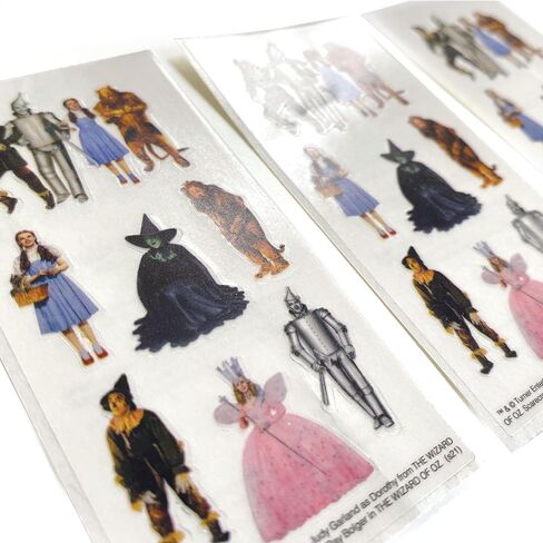 Paper House Productions The Wizard of Oz Pack of 3 Sticker Half-Sheets for Crafts, Scrapbooking & Collecting - Characters in Kuwait