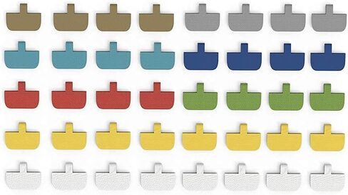 Cable Labels Large Size, XIAOXI Write On Cord Label, Wire Labels, Cable Tags and Wire Tags for Cable Management and Identification - 40 Pcs (Multi-Color) in Saudi Arabia