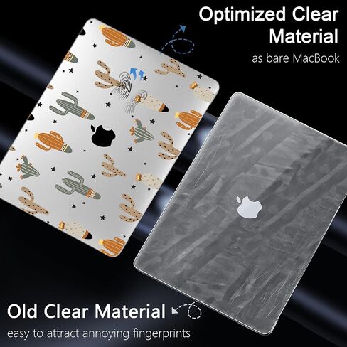 Case for MacBook Pro 13 inch 2022 2020 Released A2338 M2 M1 Chip/A2251/A2289, Laptop Hard Shell Case with Keyboard Cover & Screen Film & OTG Adapter & 2 Webcam Covers, Cute Cactus in Kuwait
