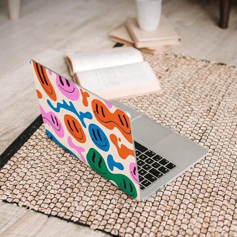 Seorsok متوافق مع الإصدار القديم Macbook Air 13.3 بوصة نماذج الحالات A1369 و A1466 (2010-2015 2017) حالة القشرة الصلبة البلاستيكية الواقية وغطاء لوحة المفاتيح ، قلب ملون in Kuwait