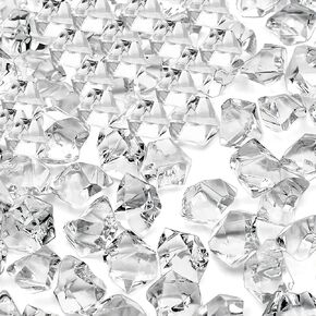 Acrylic Diamonds Fake Gems Vase Filles 285pcs Diamond Decorations Acrylic Diamond Outlet Acrylic Color Faux Round Diamond Crystals Treasure Gems for Table Scatters Event Wedding Birthday Decoration