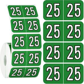 Teling 500 Pcs 2025 Year Stickers File Folder Labels Rectangle Coded Colored Year Stickers Self Adhesive Labels Tab File Folders Office Supplies, 1 Roll(Purple, Silver) in Kuwait