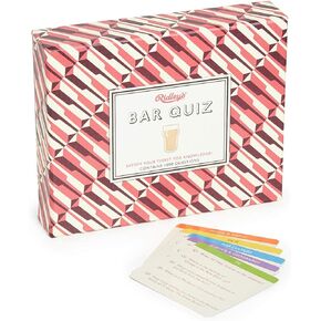 Ridley’s Bar Quiz Trivia Card Game – Trivia Games for Adults and Kids – 2-6 Players – Includes 10 Challenging Topics – Fun Quiz Cards That Make a Great Gift