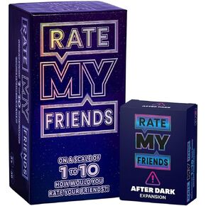 Party Game + After Dark Expansion Set - On a Scale of 1 to 10, How Would You Rate Your Friends?! Perfect for Adults, Friends, Family, College Students, Fun Parties & Board Game Night