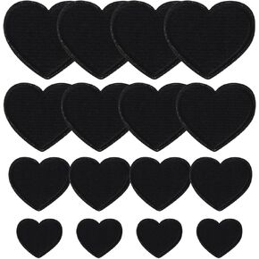 15PCS Star Iron on Patches, Embroidered Repair Patch, Star Sew On/Iron On Patch Applique for Clothes, Dress, Hat, Jeans, Backpacks, Jackets, DIY Accessories (White)