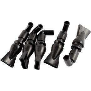 Aquarium Nozzle Water Outlet,Aquarium Pump Duckbill Nozzle Water Outlet Return Pipe for Aquarium Fish Tank(Black,5Pcs)