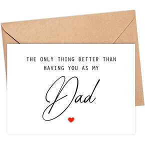 The Only Thing Better Than Having You As My Dad ...Is Our Baby Having You For A Grandpa - Pregnancy Announcement Greeting Card - Dad Card - We're Pregnant Card - Father's Day Gift