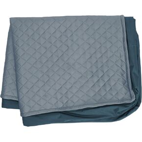 Furhaven Replacement Dog Bed Cover Water-Resistant Indoor/Outdoor Quilt Top Convertible Mattress, Washable - Calm Blue, Jumbo Plus (XX-Large)